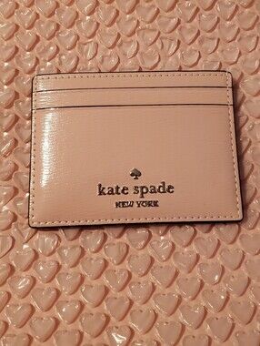 Kate Spade Light Pink Patent Card Case
